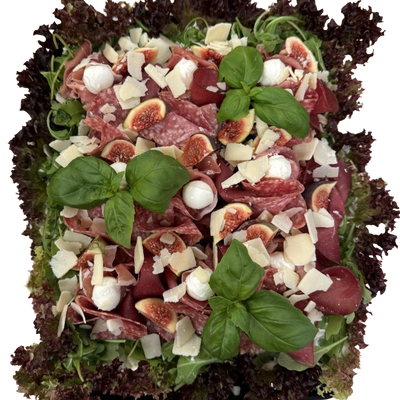 Smörgåstårta med italienska delikatesser