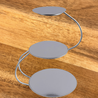 Tårtställning till bröllop, 3 våningsställning gjord i aliminium