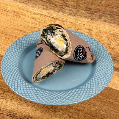 Wrap med Skagenröra