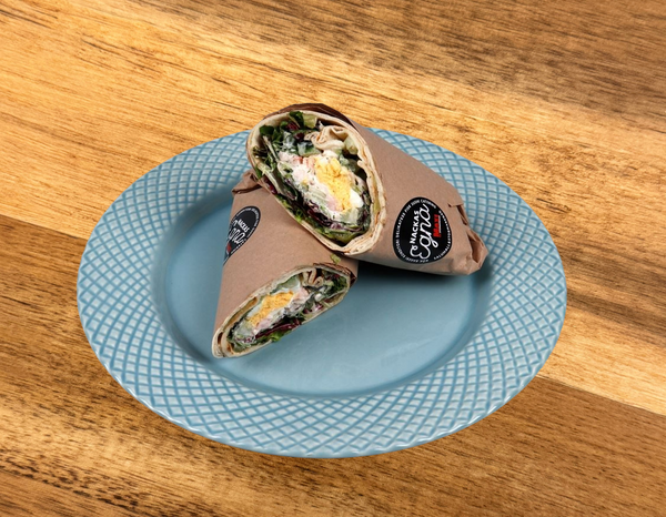 Wrap med Skagenröra