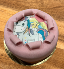 Oblat tårta Enhörning