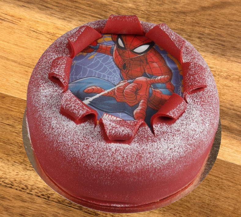 Oblat tårta Spiderman