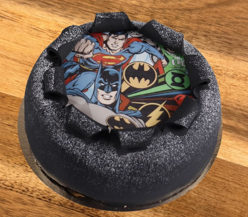 Oblat tårta Justice Leage