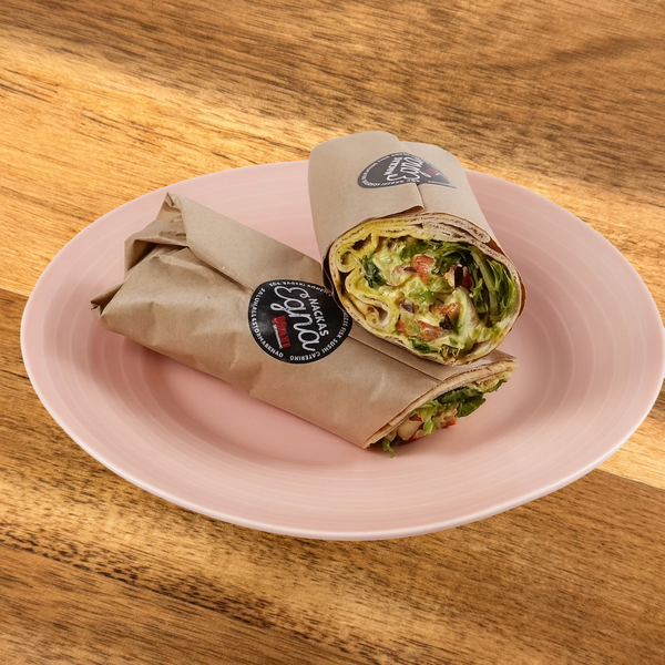 Wrap med kyckling & curry