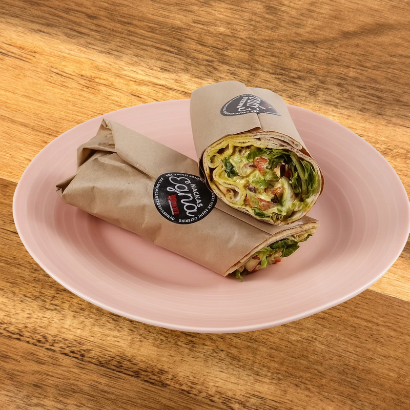 Wrap med kyckling & curry