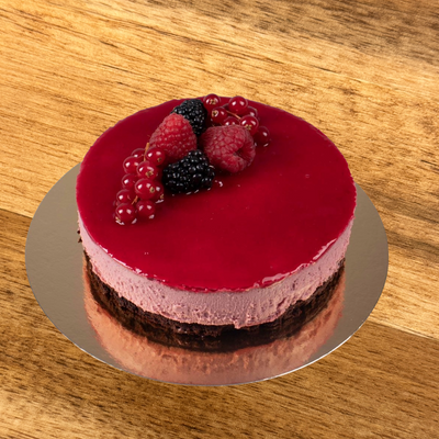 Vegansk tårta - Hallon & Choklad