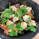 Rostade betor med örtolja, chevré och fröspinkle