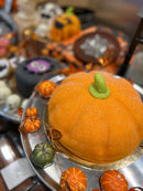 Halloween pumpatårta