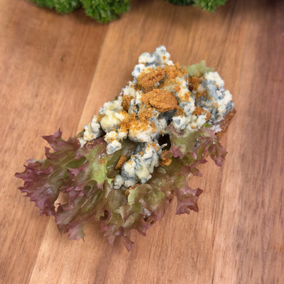 Kanapé med ädelost & pepparkaka