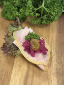 Kanapé med julskinka & senap