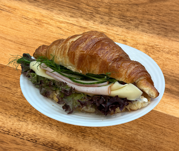 Croissant ost & kalkon