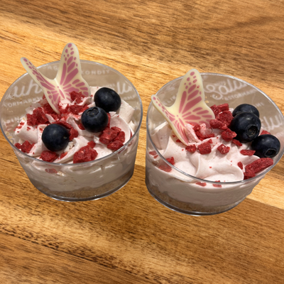 Halloncheescakedessert