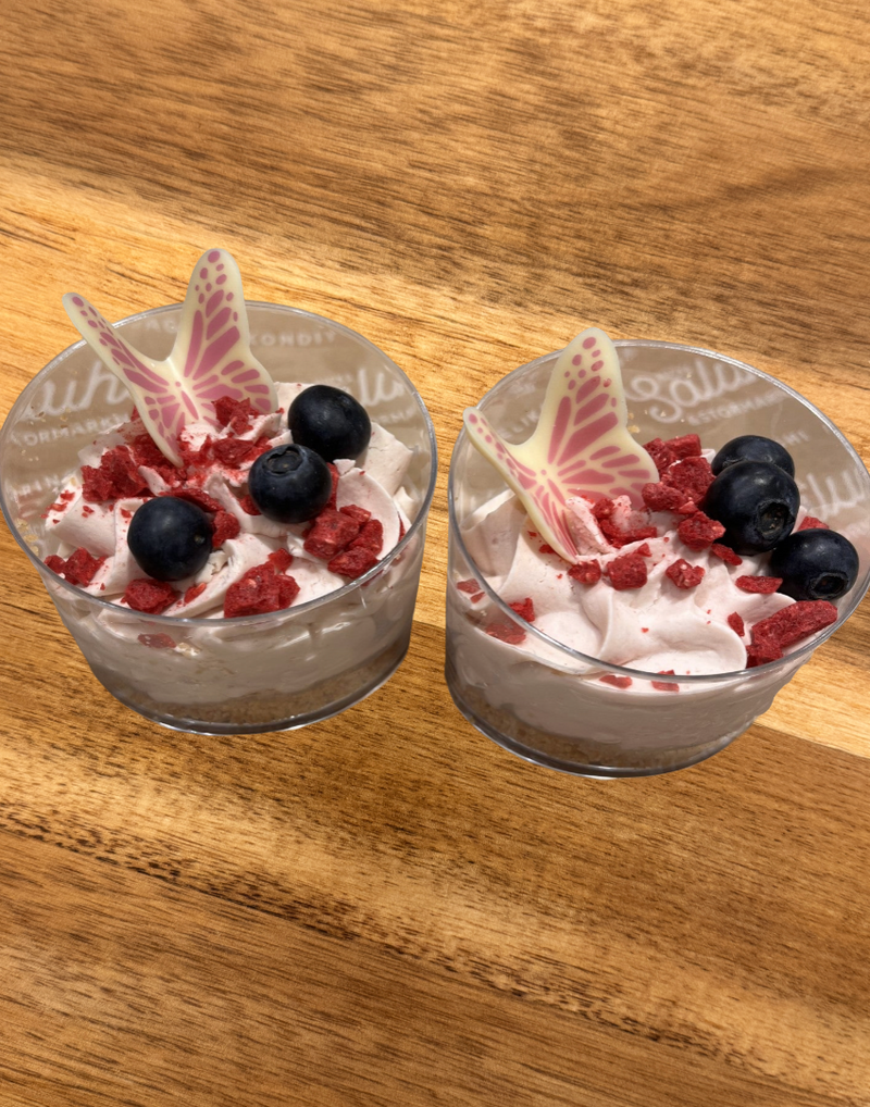 Halloncheescakedessert