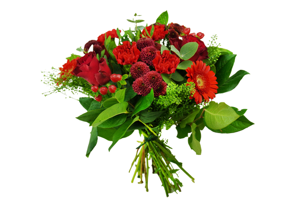 Premium bukett röd
