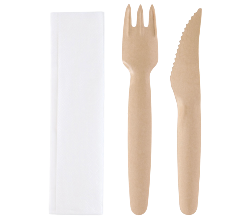 Engångsbestick i papp