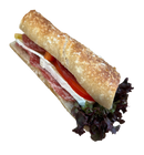 Baguette med Salami och brie