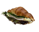 Croissant ost & kalkon
