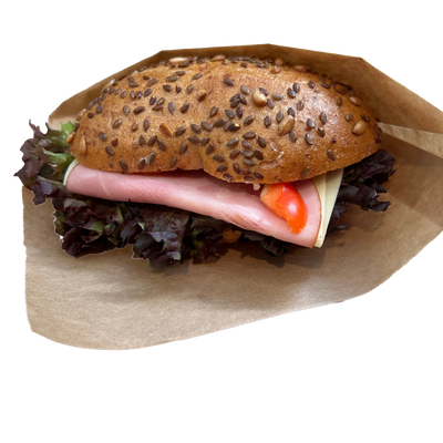 Fralla med ost & skinka