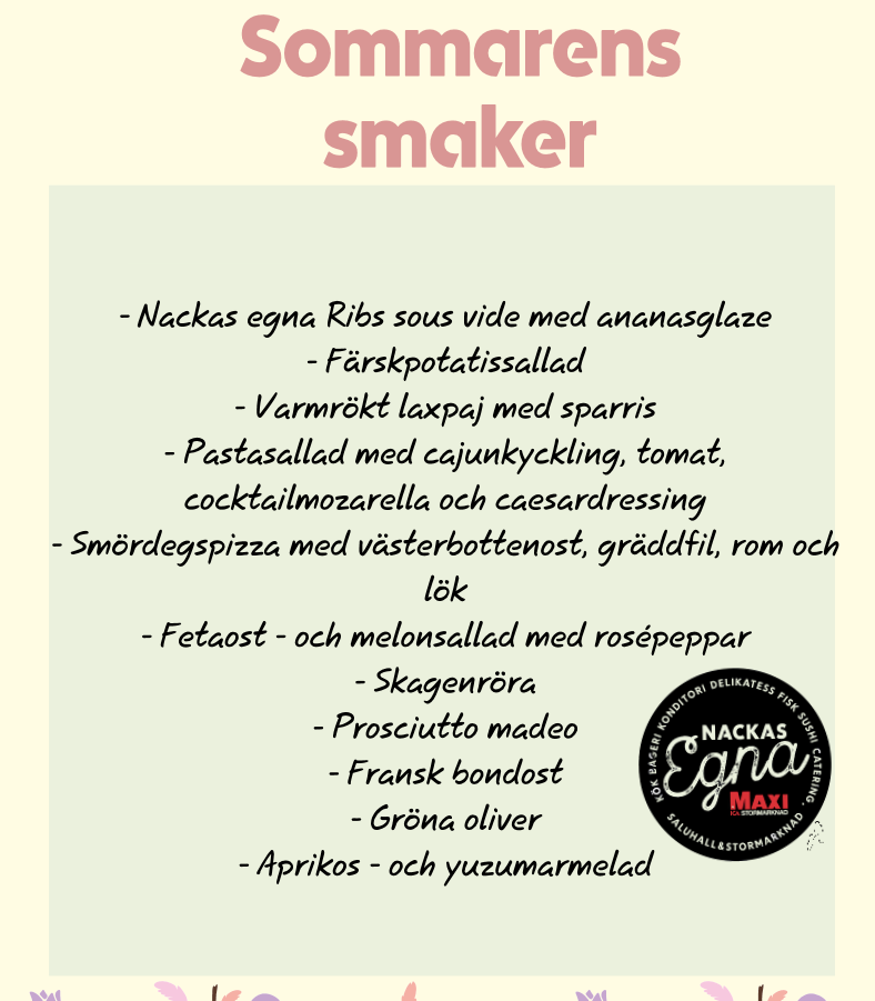 Sommarens smaker